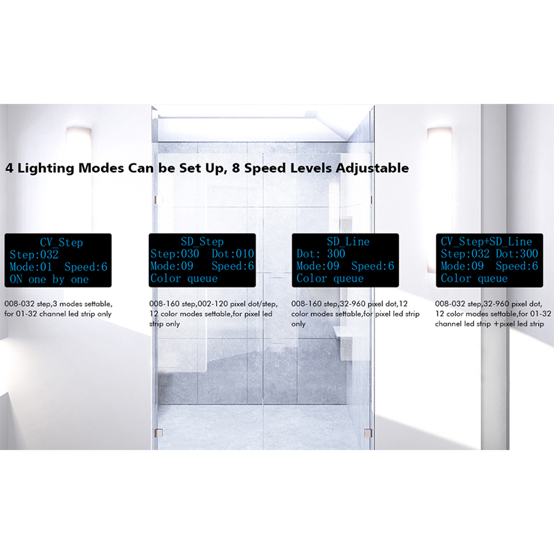 PIR Sensor LED Stair Lights Controller ES32 With Stair Lighting Kit PIR Sensor LED Stair Lights Controller ES32 With Stair Lighting Kit